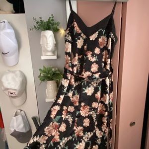 A New Day Silk Floral Dress XL